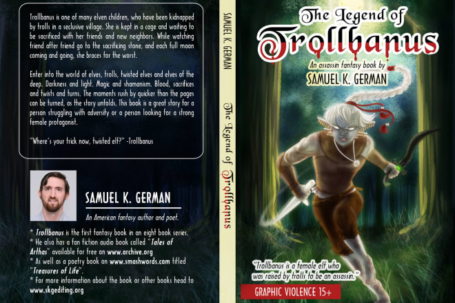 I will design illustrated covers and format books