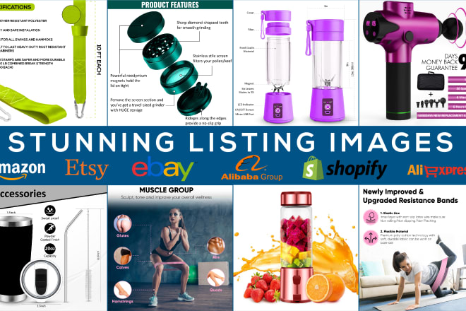 I will design impressive amazon listing images