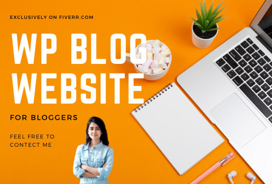 I will design or develop a responsive wordpress blog website