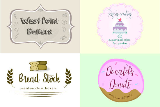 I will design premium logo for your bakery