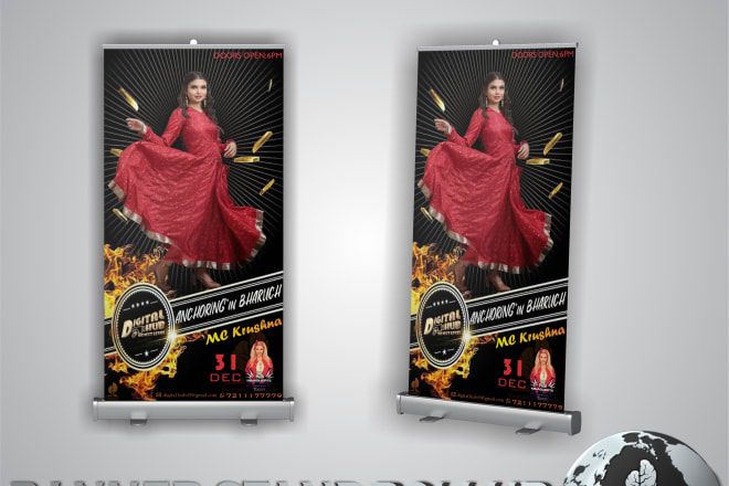 I will design print flexbanner or digital solutions