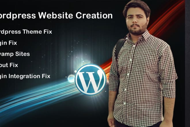 I will design professional and creative wordpress website