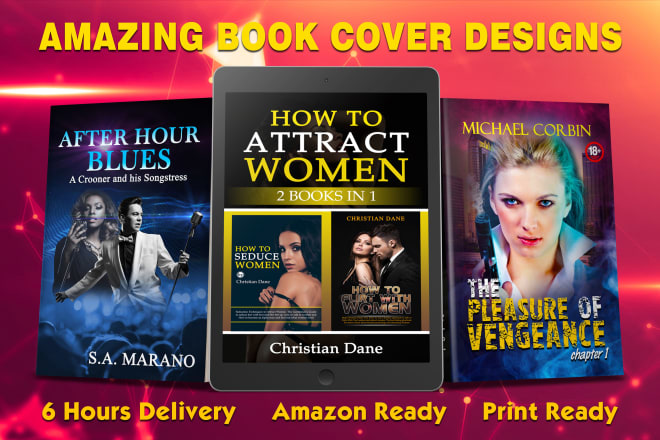 I will design professional ebook cover and paperback