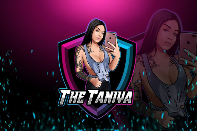 I will design professional twitch logo and overlay