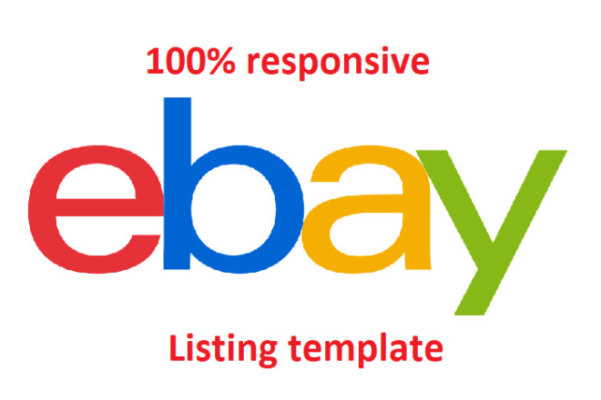 I will design responsive ebay listing template