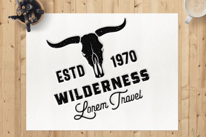 I will design simple animal silhouette logo