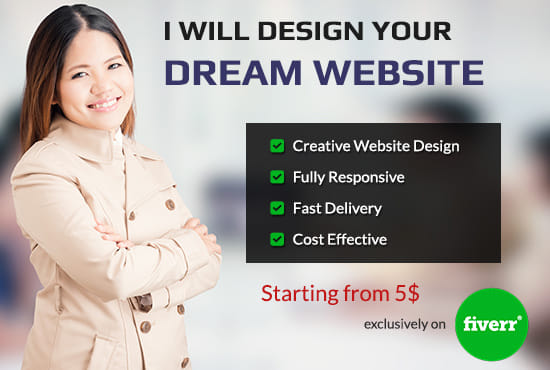 I will design wonderful and creative webpage for you