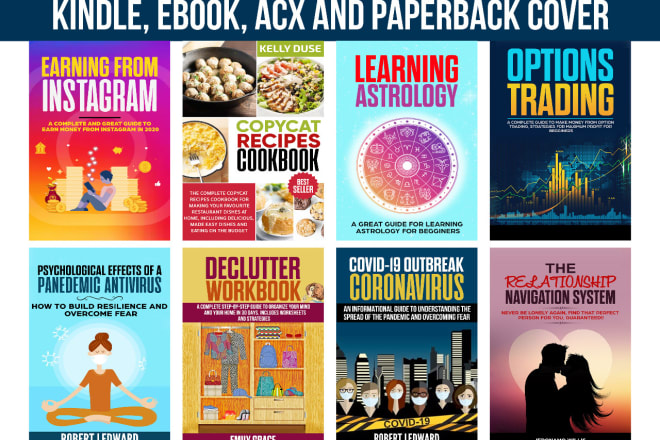 I will design you best selling ebook or book cover
