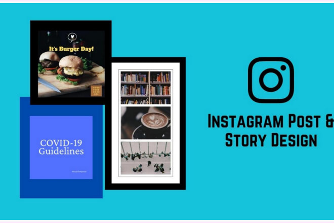 I will design your instagram posts and stories