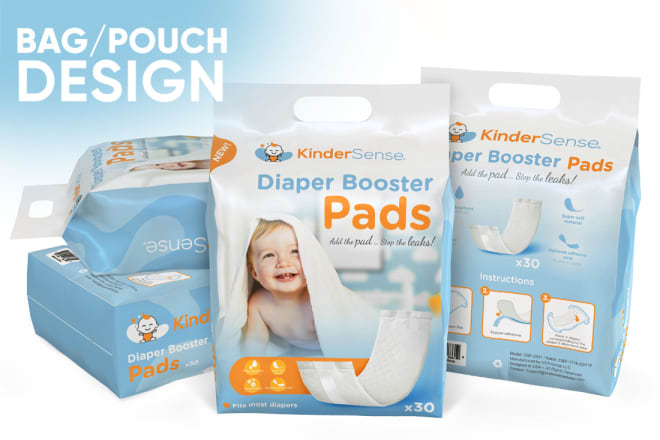 I will design your unique pouch and bag design