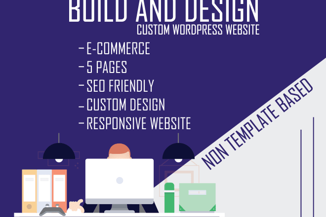 I will develop and design custom wordpress website