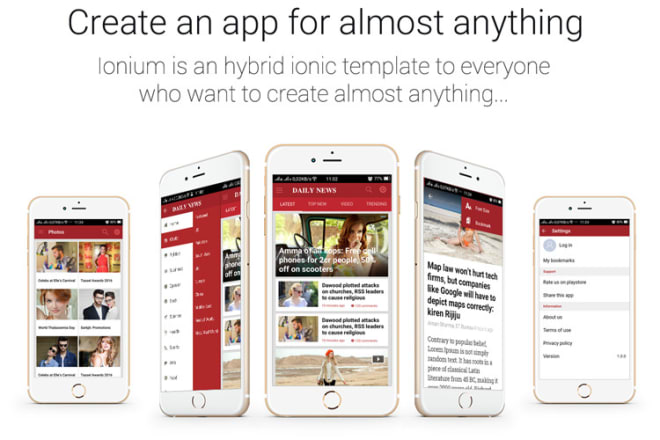 I will develop android, ios and web apps
