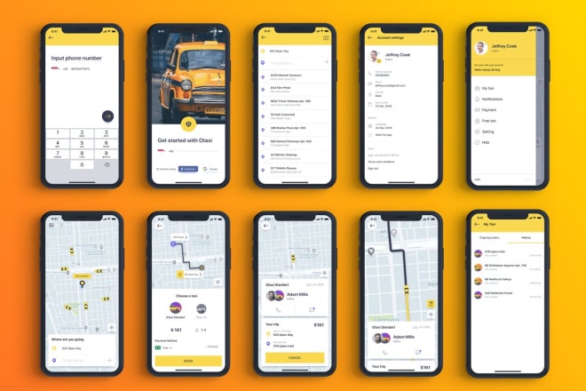 I will develop taxi booking app, uber clone app, booking app, taxi app
