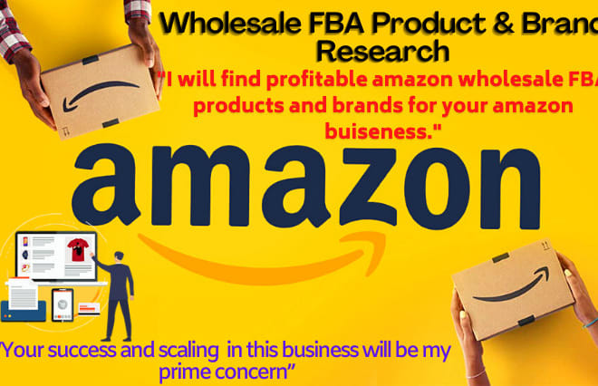 I will do amazon fba wholesale product research