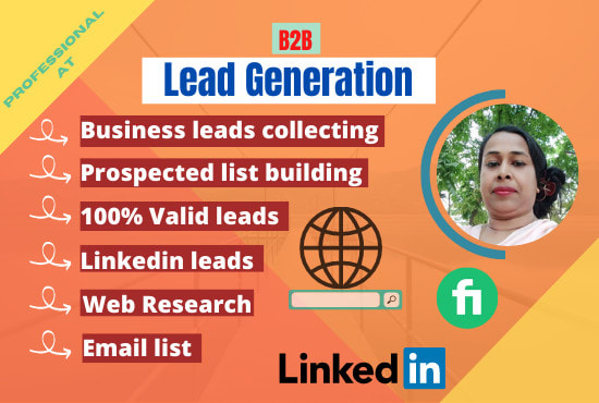 I will do b2b lead generation and build a prospecting list