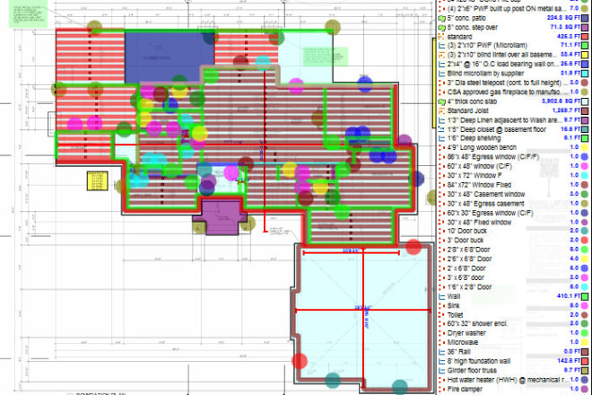 I will do construction material takeoff and cost estimation