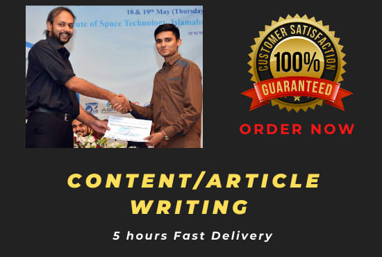 I will do content writing, presentations, blogs