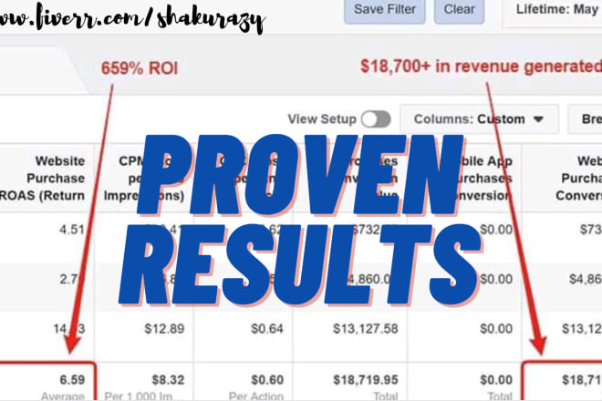 I will do conversion shopify sales facebook ads campaign and shopify marketing ROI ads