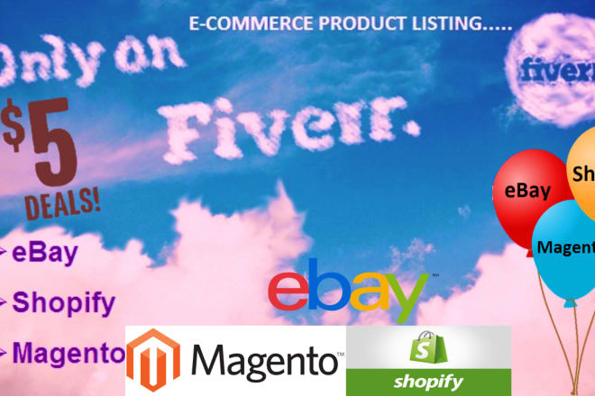 I will do ebay SEO store management amazon listing