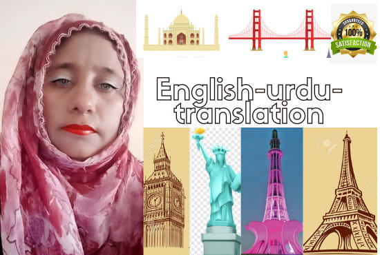 I will do english to urdu spanish and japanese translation