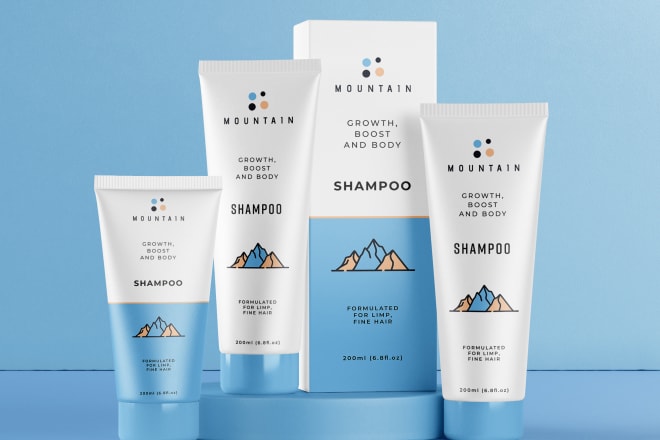I will do label design, cosmetic packaging design, skincare packaging