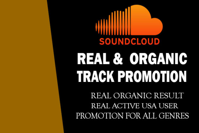 I will do organic soundcloud music promotion for tracks