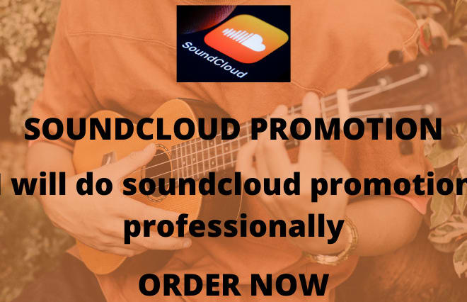 I will do organic soundcloud music promotion for tracks