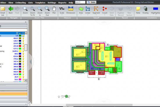 I will do planswift takeoff,cost,material estimation