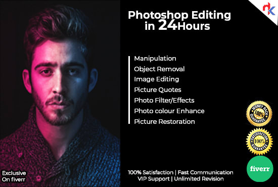I will do professional photoshop editing