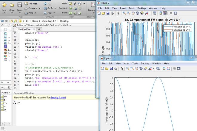 I will do signal and system with matlab or python