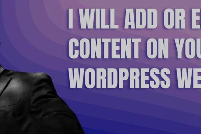 I will do some changing in your wordpress website