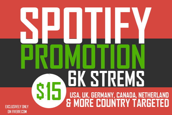 I will do spotify promotion, music press release, or guest post