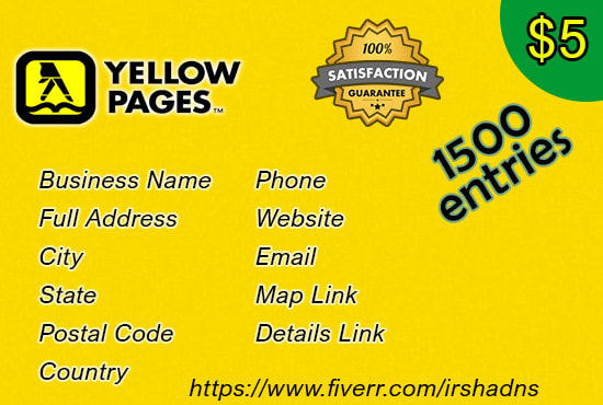 I will do web scraping of businesses or companies