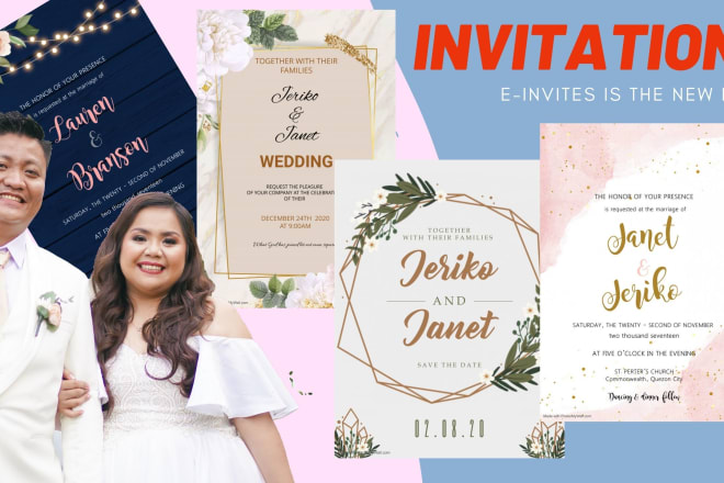 I will do you ecards wedding invitation