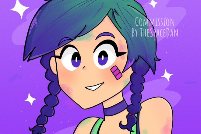 I will draw anything for you in a cute cartoony art style