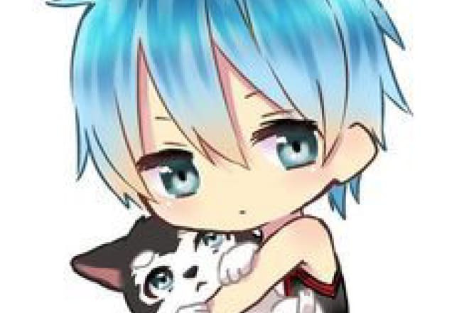 I will draw cartoon caricature chibi icon anime character