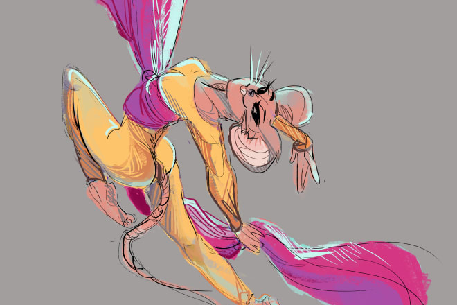 I will draw furry, fursona or anthro character
