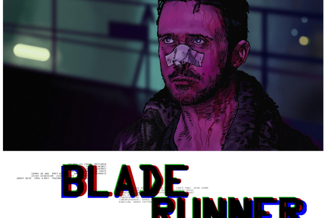 I will draw or digitally paint portraits or posters in my style