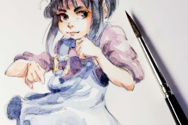 I will draw you as a child hero