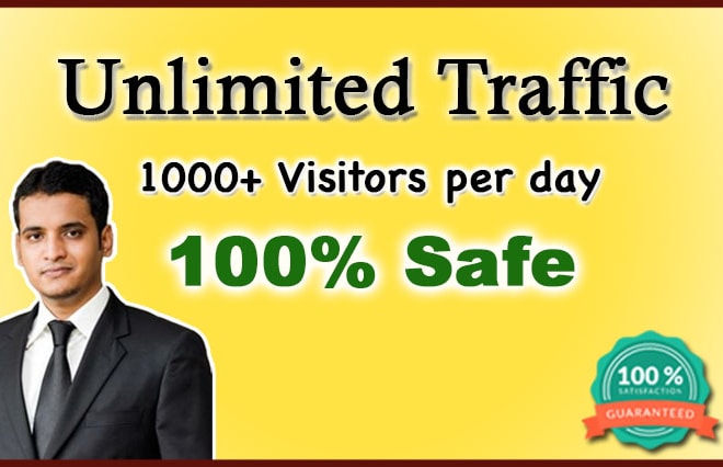 I will drive safe genuine organic traffic