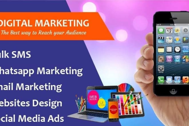 I will email marketing whatsapp marketing and SMS marketing