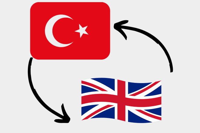 I will english to turkish or turkish to english translation