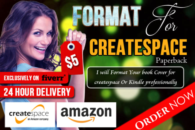 I will format your existing book cover to createspace paperback