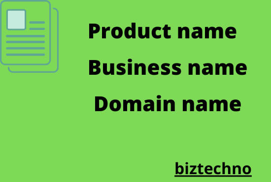 I will generate amazing product name business name and domain name