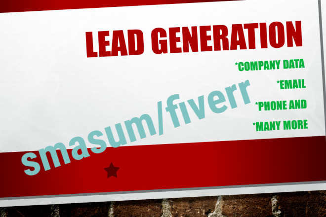 I will generate extraction company database with email from any location and industry
