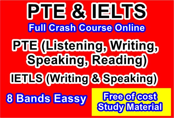 I will help ielts pte writing speaking listening reading for 9 band