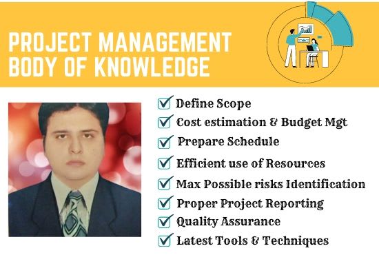 I will help in performing all activities related to project management