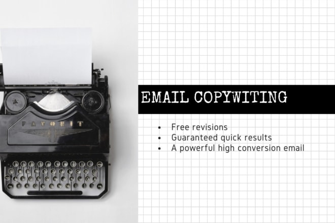 I will high converting sales email copywriting for email marketing
