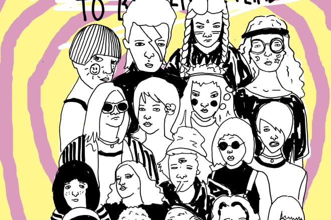 I will illustration,poster, album cover, book cover,etc on time