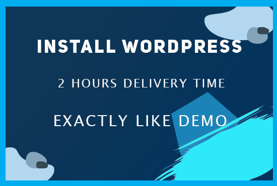 I will install wordpress theme demo import setup demo content